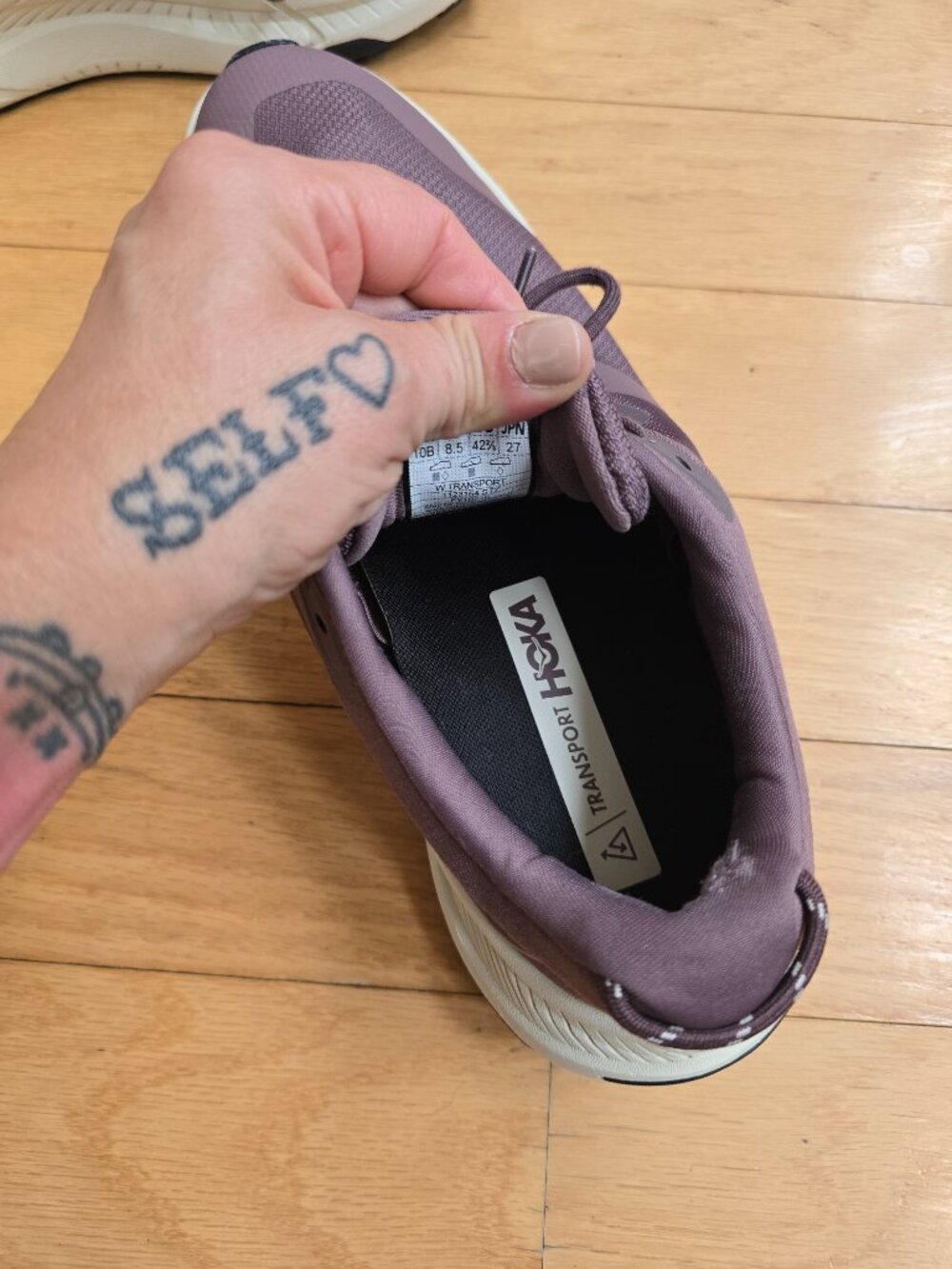 Hoka | Transport 'Smokey Quartz' gorpcore Vibram sole sneakers | WMS 10 - Picture 6 of 10